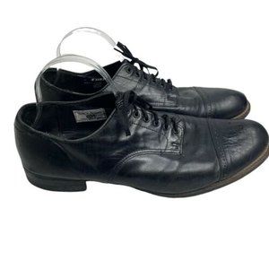 Stacy Adams Dress Shoes Cap Toe Oxfords Black Leather Size 11 M Lace Up a18
